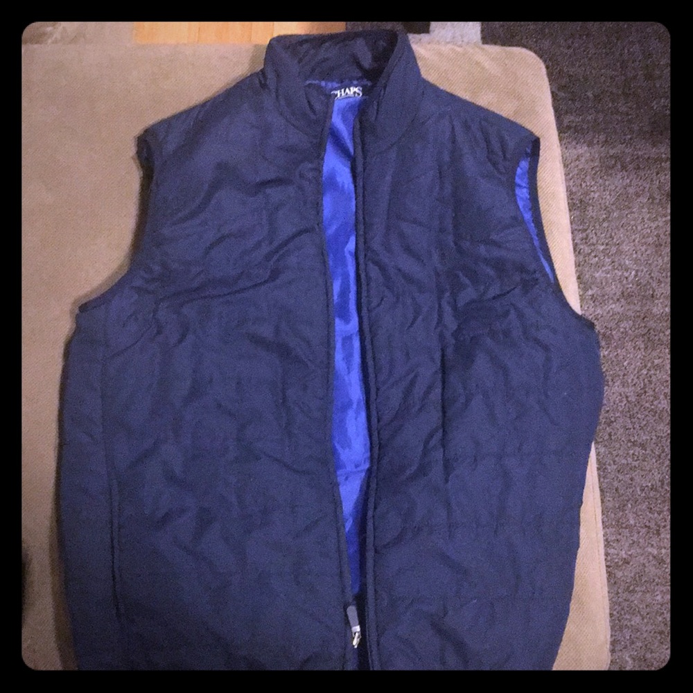 LRG Chaps royal blue/navy vest. Great condition